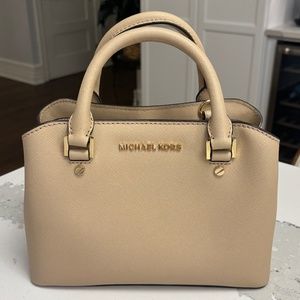 Michael Kors Beige Hand Bag Satchel